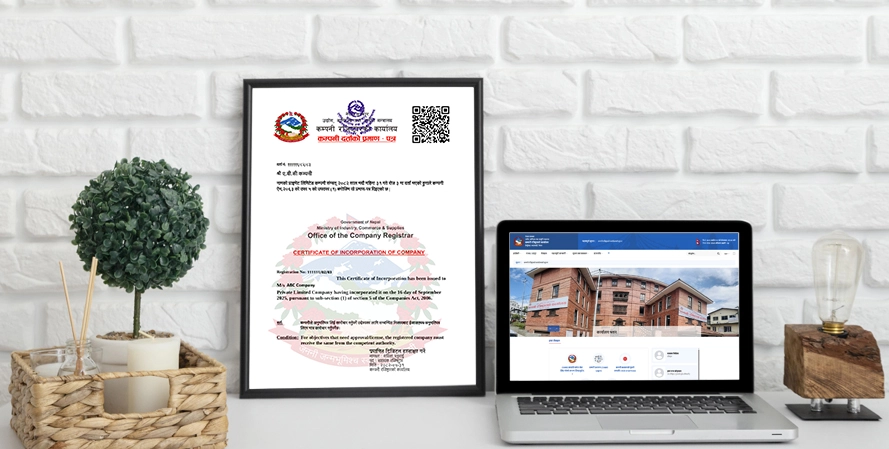 Online company registration Nepal