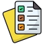 Preparation of required documents icon